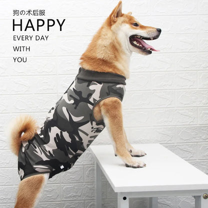 Dog Surgical Recovery Suit Abdominal Wound Wrap Belly Protector After Surgery Puppy Surgical Clothes Home Indoor Pets Clothing