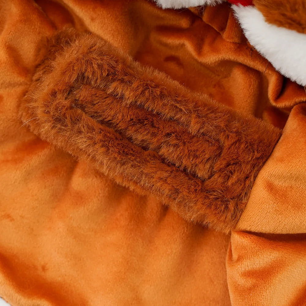 the ROAR & SNUGGLE PLUSH PET COAT - Winter Warm Thick Dog Coats for Pets, Plush Cat and Tiger Costumes, Plus Small Dog Plush Coats, All Pet Supplies