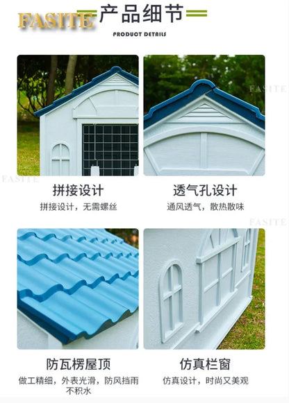 the BACKYARD DOG - Large Kennell Crate Doghouse, Accessories Playpens Outdoor Carrier, Doghouse Pet Supplies, Play Pen Mascotas Dog Furniture