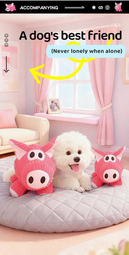 HOOPET Plush Squeaky Dog Toys with Crackling Paper Sound, Chew Resistant Soft Puppy Chew Toys for Boredom Relief