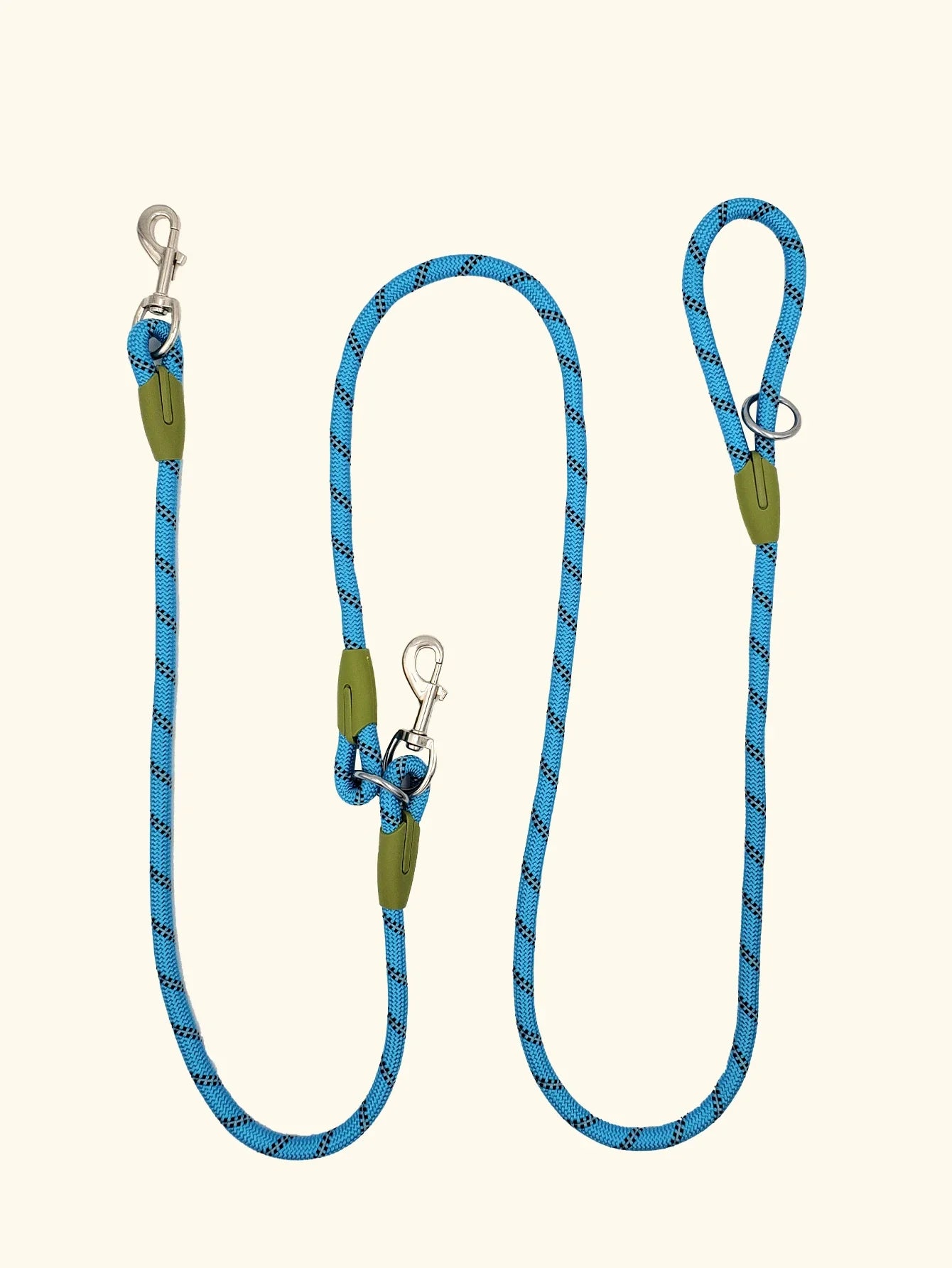 the GLOWSTRIDE NYLON LEASH - Reflective Nylon Leashes Pet Dogs Chain Traction Rope, Leads for Running Hands-Free, Rope Chain for Small/Large Dogs
