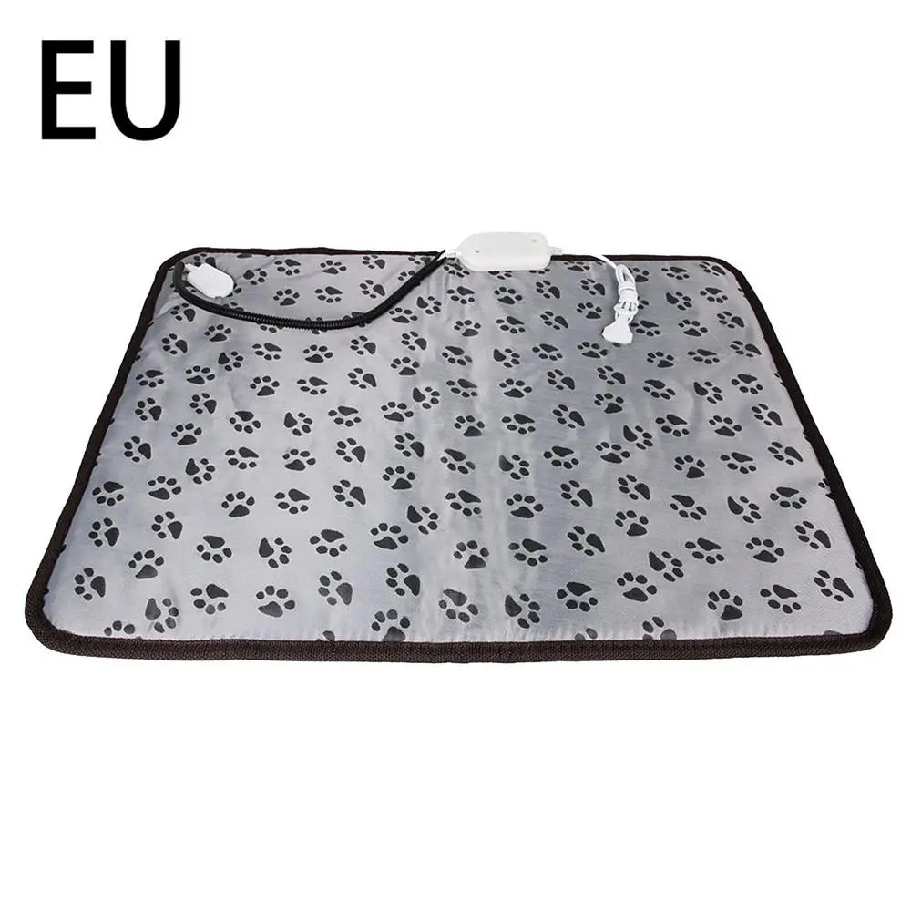 Pet Electric Blanket Winter Warming Pad Cat Dog Heated Nest Waterproof Warmer Power-Off Protection Bite-Resistant Mat Bed