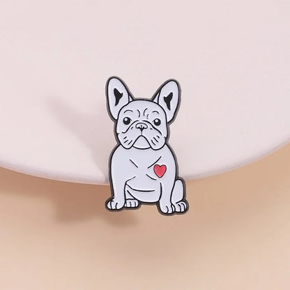 Cute Golden Retriever Border Collie Beagle Collie Enamel Pin Cartoon Pet Dog Animal Brooch Lapel Badge Jewelry Gifts For Friends