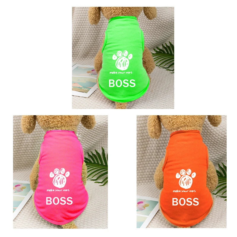 Exclusive cool summer vest for dogs and cats, ice silk fabric, new style and breathable