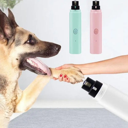 3 Colors Electric Pet Nail Grinder Quiet USB Charging Pet Nail Clipper with LED Safe Cat Grooming Clipper For Cats Dogs