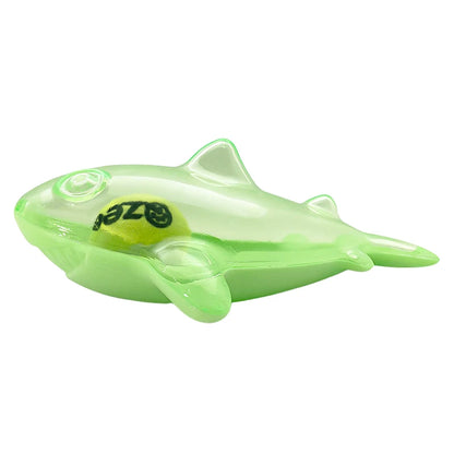 Pet dog rubber toy with tennis, floating shark, perfect gift for large and medium-sized dogs