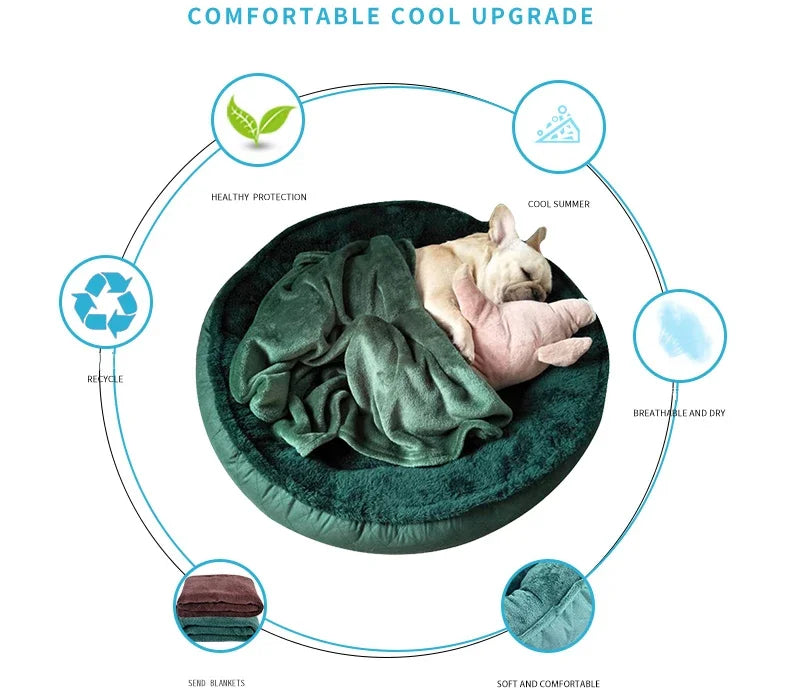 S Dog Bed Cama Perro Hondenmand Four-Season All-Purpose Removable And Washable Winter Pet Supplies лежанка для собак для собак