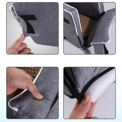 Car Center Console Pet Bed Mat   Fiber Pet Safety Seat  Essential for Cat & Do Travel  Small pet car carrierNon-slip pet car s