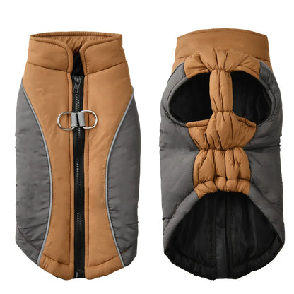 the GLOWGUARD REFLECTIVE JACKET - Reflective Dog Jacket/Coat for Small/Medium Dogs/Cats, Winter Warm Dog Clothes With D-Ring, Windproof Yorkshire Pug Puppy Clothing