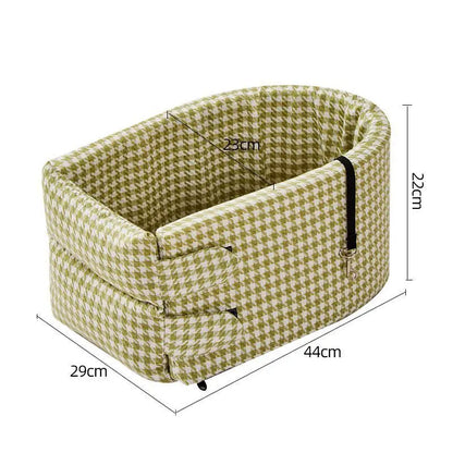 Dog Car Seat Bed Car Central Dog Car Seat Bed Portable Dog Carrier for Small Dogs Cats Safety Travel Bag Dog Accessories