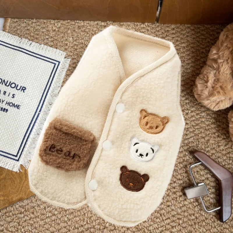 Fleece Dog Coat Puppy Winter Clothes Thin Cardigan Vest Chihuahua Bichon Costume Plush Warm Dog Coat Jacket Luxury Dog Clothing