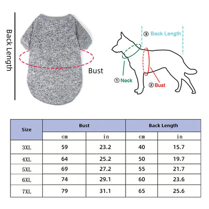 Dog Sweatshirts For Medium and Large Pet Golden Satsuma Huskies Border Collies Autumn and Winter Clothes Pet Supplies Clothing