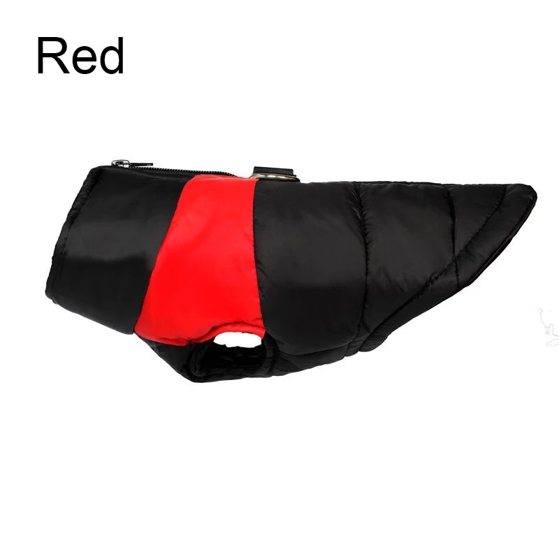 the WARMER JACKET - Pet Waterproof Warm Large Dog/Coat/Puppy Clothing, Pet Vest Jacket, Winter Warm Dog Clothes, Waterproof Pet Vest Zipper Jacket