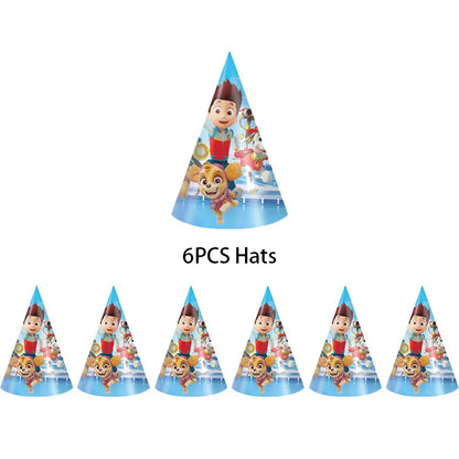 Paw Patrol Birthday Decoration Skye Birthday Decorations Set Balloons Backdrop Plates Cups Paw Patrol Birthday Party Favors Gift