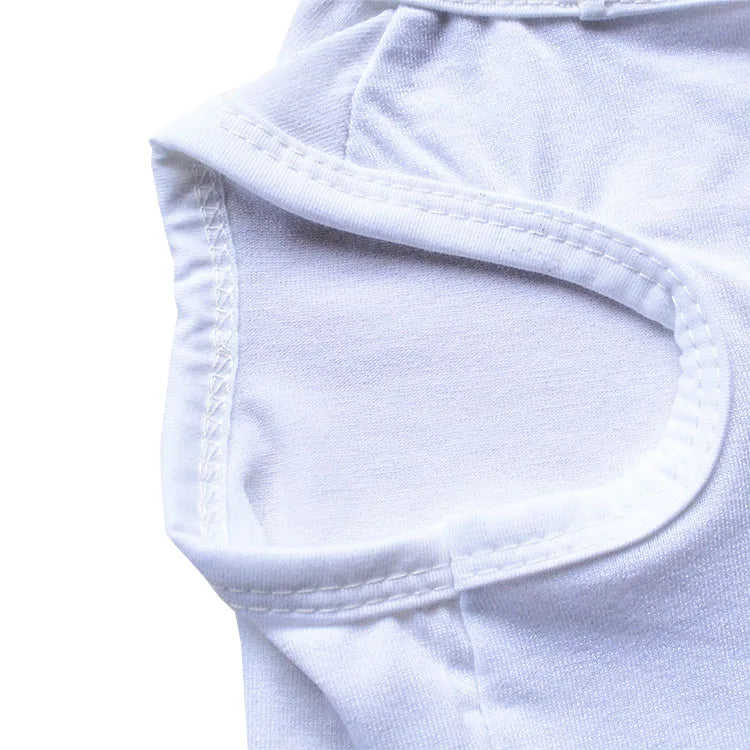 Solid Color Dog Shirts Breathable Pet T-Shirts for Small to Large Dogs - Stretchy, Durable, Ideal for All Seasons and Holidays