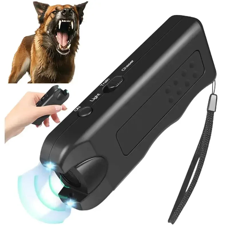 the SONICSAFE PET DETERRENT - Dog Repeller, Portable Ultrasonic Deterrent, Handheld Anti-Barking 3-in-1 Dog Training Device, Repel Animals, Pets Dog Trainer