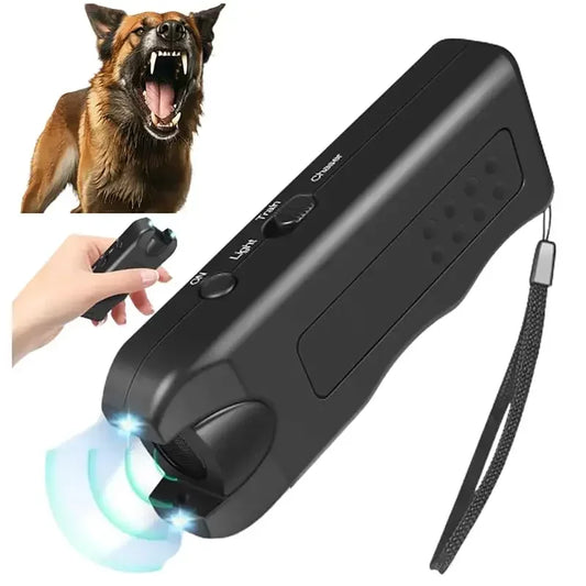 the SONICSAFE PET DETERRENT - Dog Repeller, Portable Ultrasonic Deterrent, Handheld Anti-Barking 3-in-1 Dog Training Device, Repel Animals, Pets Dog Trainer