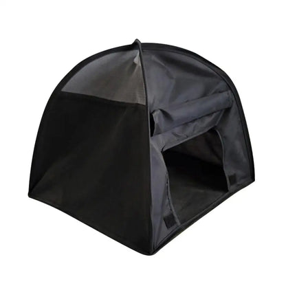 the BLACK DIAMOND DONE -Dog Sun Protection Tent, Pet Tent Outdoor Sun Protection, Cat and Dog Tent, Dog/Cat Fence Foldable Tent House for Puppies/Kittens