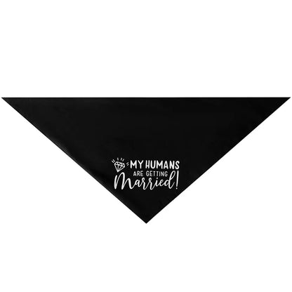 Sucado Style She Said Yes Best Dog Bandana for Wedding Engagement Announcement Gift Photo Prop Pet Scarf Accessories