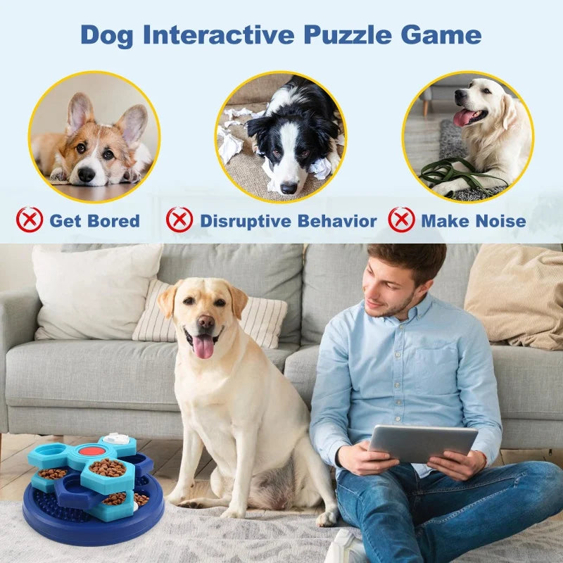 the BRAINBITE PUZZLE TRAY - Dog Puzzle Toys, Dog Training, Boredom Interactive Puzzle, Feeding Toys, Slow Food Tray, Pet Feeding Supplies