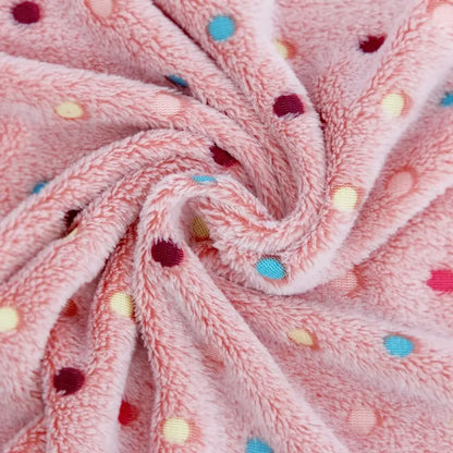 Soft Fluffy High Quality Pet Blanket Cute Cartoon Pattern Pet Mat Warm And Comfortable Blanket For Cat Dogs Mat Cover Pet Suppli