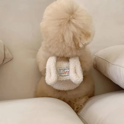 Ins Pet Dog Pet Outdoor Pets Plush Backpacks Backpack Snack Bags Teddy Decorations Dog Accessories for Small Dogs Dog Poop Bag