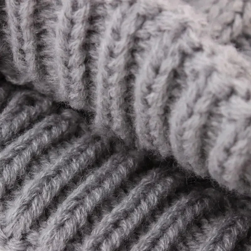 Dog Sweater New Solid Colour Autumn and Winter Pet Casual Clothing Warm Acrylic Knitted Wool Simple Cute Comfortable Pet Clothes