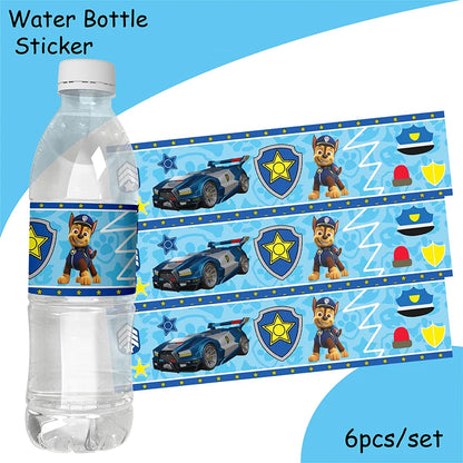 Chase Paw Patrol Birthday Party Gift Girl Party Supplies Children Favor Paper Tableware Ballon Plate Cup Table Accessories