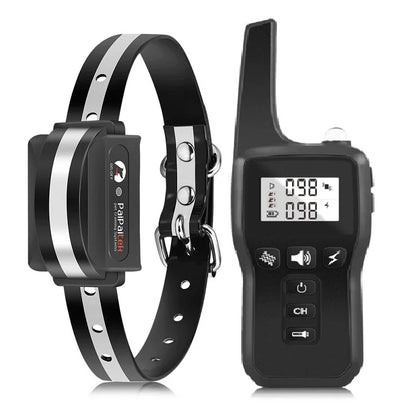 the BARK STOPPER - 2-IN-1 Remote Electronic Dog Collar, Dog Training Collar for Large/Medium/Small Dog, Shock Collar with 3 Training Modes, IPX7