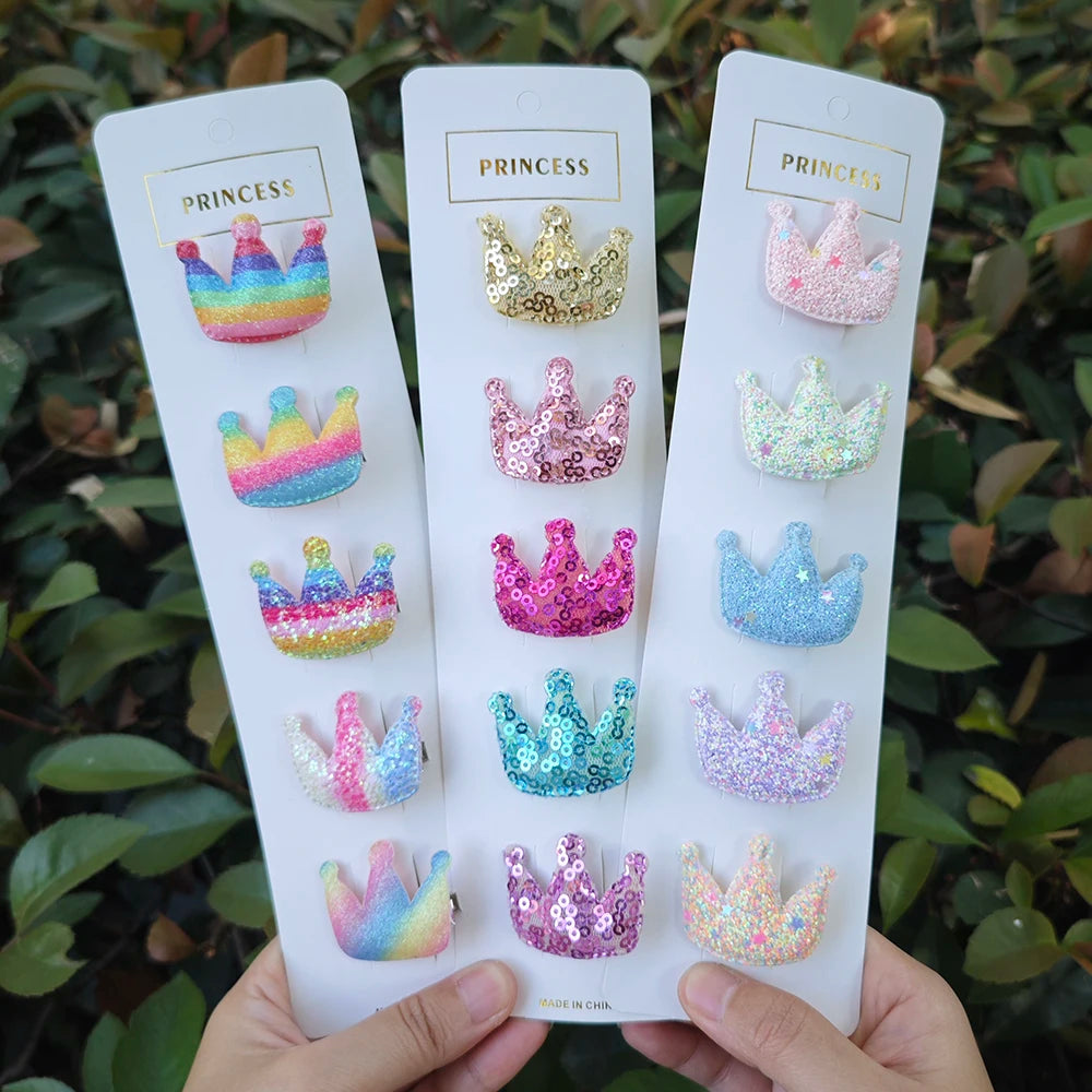 10 Pieces Dog Hair Clips Cute Candy Color Pet Hairpin 10 Different Styles Crown Barrettes For Small Dogs Puppy Hair Accessories