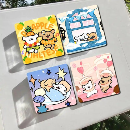 Cute Line Puppies Maltese &Golden Pattern Refrigerator Magnets Personalized Photo Refrigerator Magnets Photo