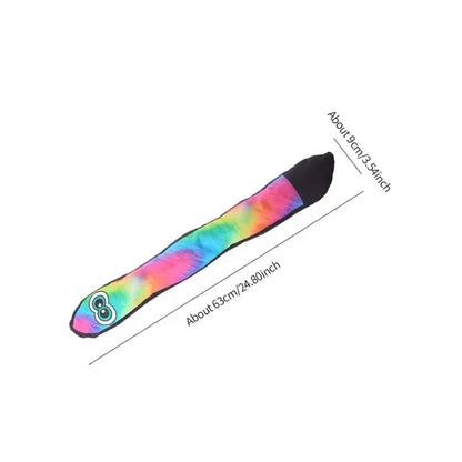 The new plush dog toy Long Eye snakeTough Plush Squeaky Dog Toy Long-eyed snake Dog Chew Toy Pet Squeak Toy