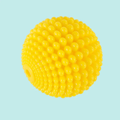 Pet Chew Toy Squeaky Corn Ball, Durable Dog Chewing Ball for Teeth Grinding & Cleaning, Puppy Boredom Relief Pet Supplies
