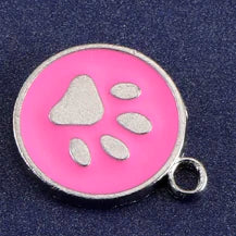 Pet Id Paw Tag for Dog, Puppy, Kitten, Cat Collar Accessories, Dog ID Tag, Free Engraving, Message , Pet Supplies Products