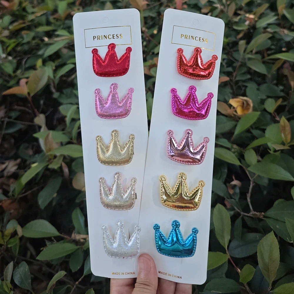 10 Pieces Dog Hair Clips Cute Candy Color Pet Hairpin 10 Different Styles Crown Barrettes For Small Dogs Puppy Hair Accessories