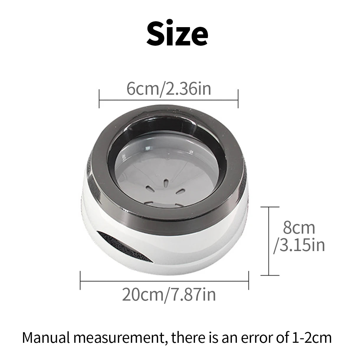 1PC Pet Water Bowl for Car, Anti-Slip and Splash-Proof Keeps Mouth Dry Floating Water Bowl Leak-Proof Water Basin Easy to Carry