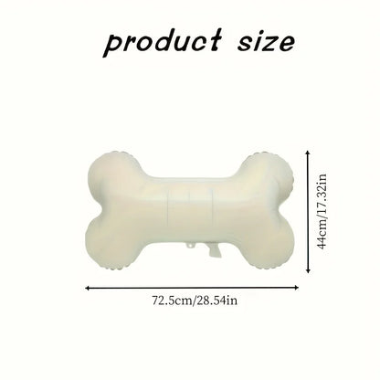 3/6pcs Funny Bone Shape Foil Balloons Pet Dog Bone Balloons for Birthday Party Decorations Supplies Kindergarten Kids Toys