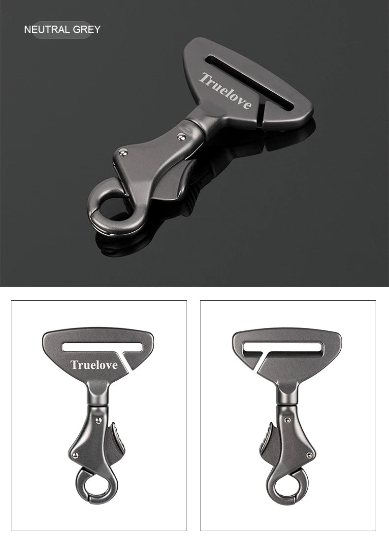 Truelove Pet All Car Seat Belt Safety Buckle with Collar or Harness High-quality Lightweight Aluminium Alloy Portable TLM1993
