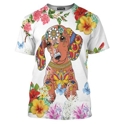 the AMERICAN DOG - Fashion 3D Dog Pet Print Men's T Shirt Casual O-neck Loose Short Sleeve Tops Fashion Trend Summer Oversized T-shirt Men Clothing