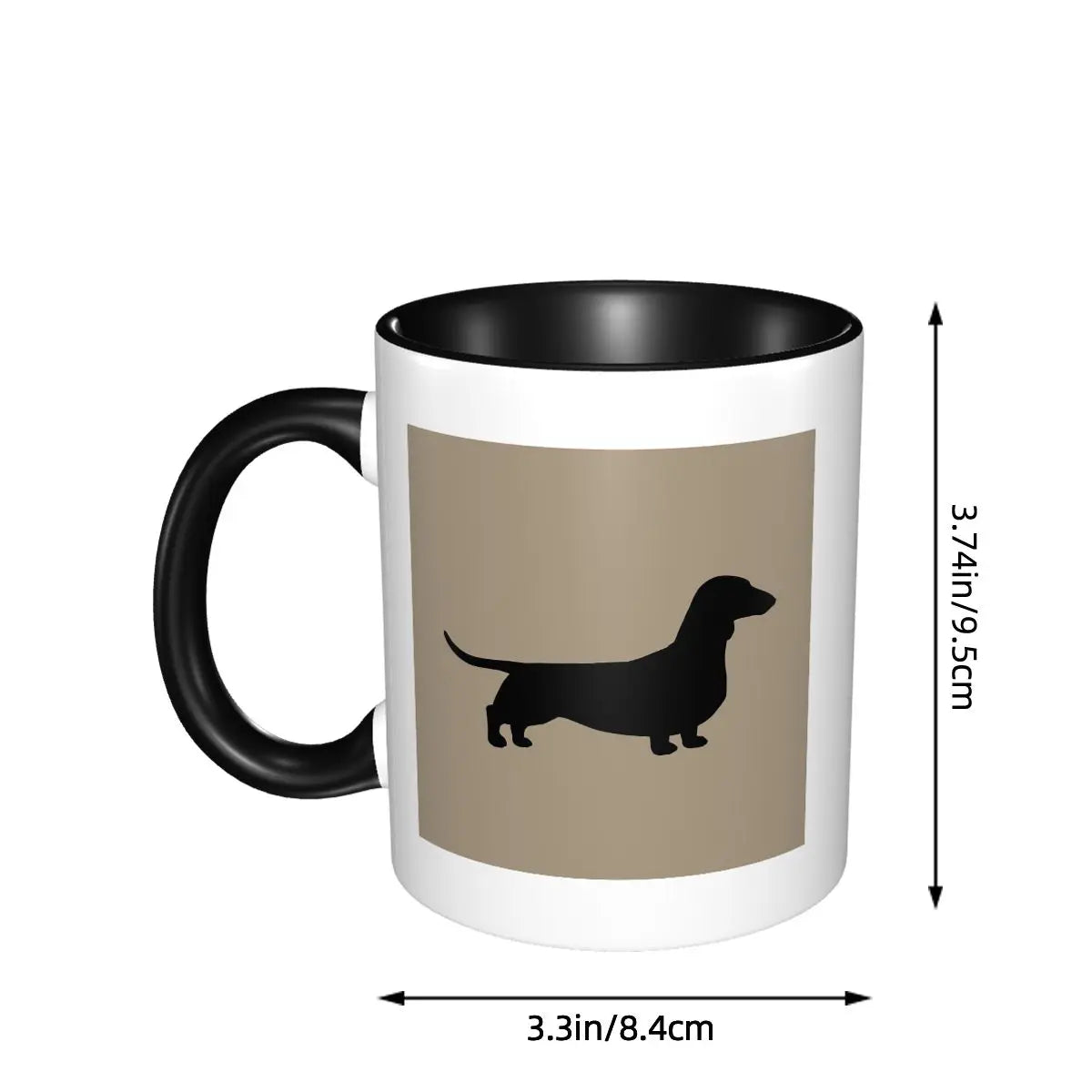Dachshund Dog Mug Funny Ceramic Coffee Cups Tea Mugs Milk Cup Drinkware Gifts for Friends