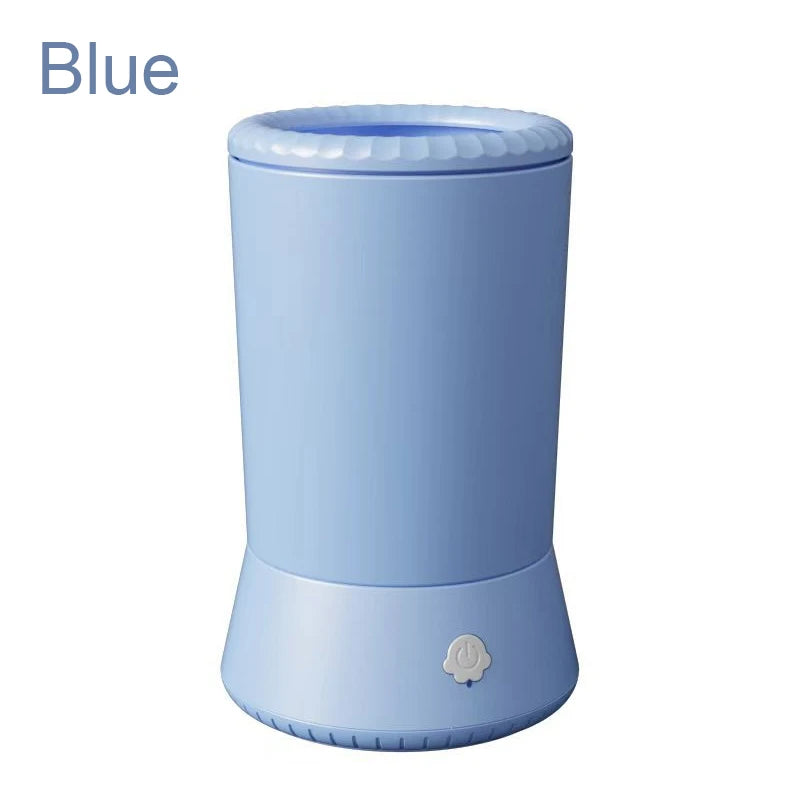 the PAW WASHER - Electric Pet Paw Washer Cup, Portable Dog Paw Cleaner, Portable Foot Washer Cup, Comfortable Foot Cleaning Machine, Dog Brushes