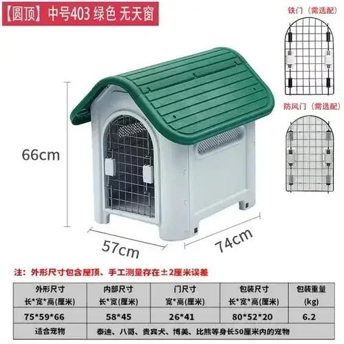 the BACKYARD DOG - Large Kennell Crate Doghouse, Accessories Playpens Outdoor Carrier, Doghouse Pet Supplies, Play Pen Mascotas Dog Furniture