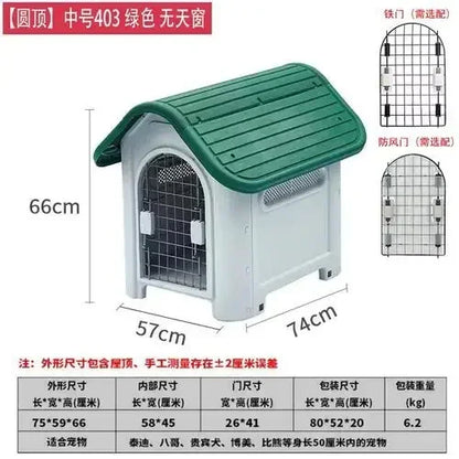 the BACKYARD DOG - Large Kennell Crate Doghouse, Accessories Playpens Outdoor Carrier, Doghouse Pet Supplies, Play Pen Mascotas Dog Furniture