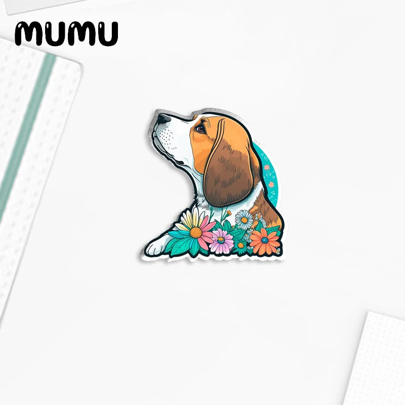 2023 New Dog Cat and Flowers Lapel Pin Cute Acrylic Brooches Handmade Epoxy Jewelry Shirt Bag Badge