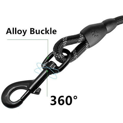 the POWERGRIP SHORT LEASH - Dog Leash, Short Leashes for Large Dog, Walking Reflective Dogs Leash, Comfortable Handle Pet Chain Rope, Dogs Leashes, Pet Supplies