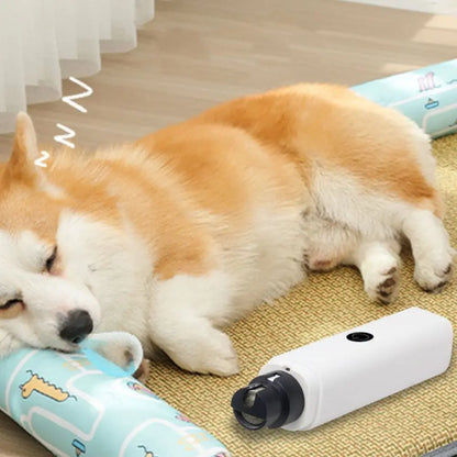 3 Colors Electric Pet Nail Grinder Quiet USB Charging Pet Nail Clipper with LED Safe Cat Grooming Clipper For Cats Dogs