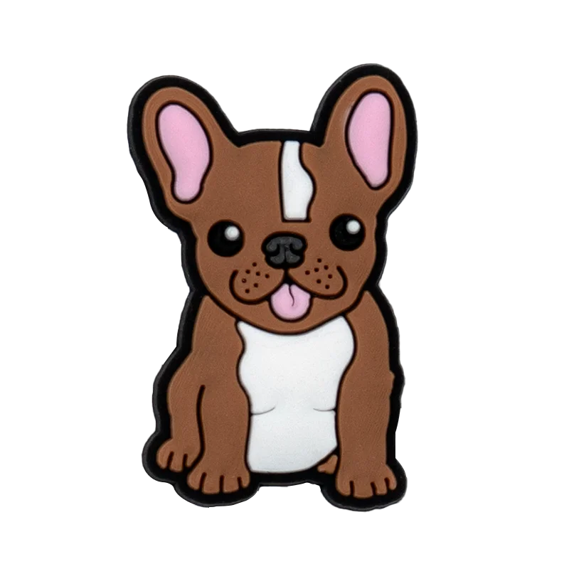 1pcs PVC Dog  Dachshund Corgi Paw Shoe Charms Shoe Decorations Accessories Pins for Women Men Kids Gift,Bulldog Clog Buckles