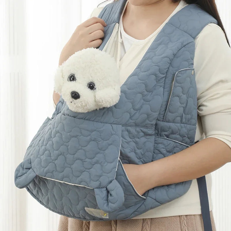 Winter Chest Pet Bag Extra Large Capacity Dog and Cat Bag Waterproof and Wind Resistant Portable Pet Bag