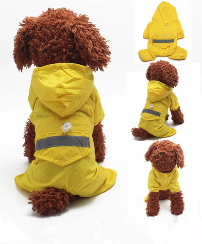 Waterproof Dog Clothing For Small Dog Summer Pet Clothes For Dogs Soft Raincoat Supply Dog Coats For Chihuahua dog Raincoat