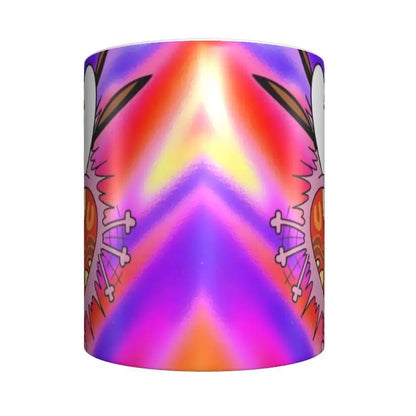 Personalized C-Courage The Cowardly Dog Coffee Mug DIY Ceramic Milk Tea Mug Cup